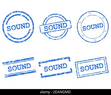 Sound stamps Stock Photo