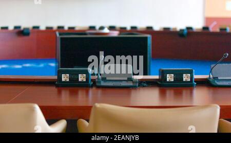 Business meeting room in office Stock Photo