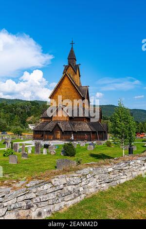 Heddal Stave Church, Notodden, Vestfold og Telemark, Norway, Scandinavia, Europe Stock Photo