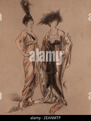 magazine de mode,femina,editeur pierre laffite 1913 Stock Photo