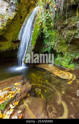 Hajsky waterfall, Slovak Paradise, Slovakia Stock Photo