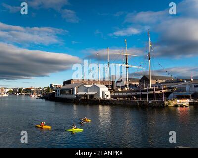 SS Great Britain in Bristol floating harbour, Bristol, England, United Kingdom, Europe Stock Photo