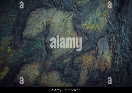 Abstract Corroded Colorful Rusty Metal Surface Background Stock Photo