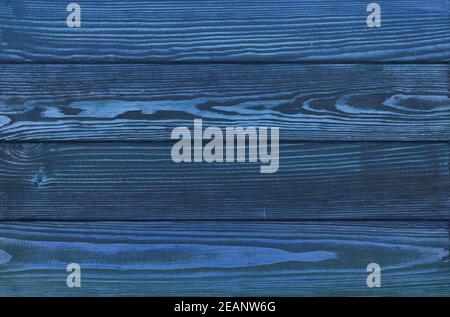 Old aged blue wooden planks background texture Stock Photo