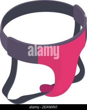 Boxing equipment icon. Isometric of boxing equipment vector icon for web design isolated on white background Stock Vector