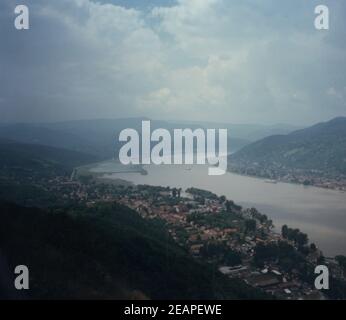 Hungary 1979, View over the Danube in Budapest 4