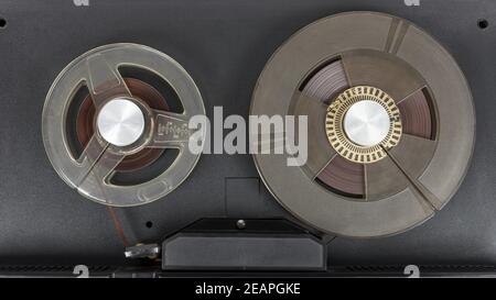 old music tape reels Stock Photo - Alamy