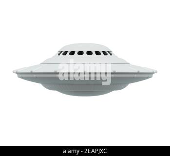 Unidentified Flying Object Clipping Path Stock Photo