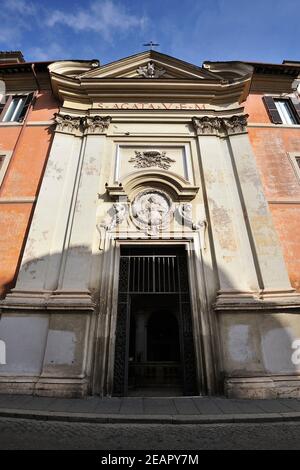 Italy, Rome, church of Sant'Agata dei Goti (Saint Agatha of the Goths) Stock Photo