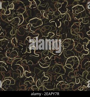 Seamless vector pattern with brushed lines in random direction texture Stock Vector