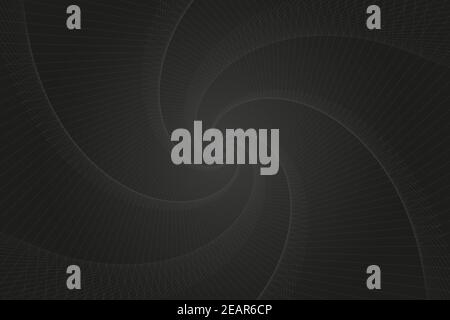 Stylish black and grey spiral background Stock Vector