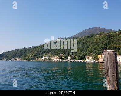 Hafen, Toscolano-Maderno, Gardasee Stock Photo