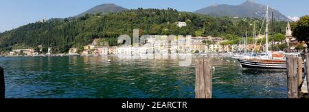 Hafen, Toscolano-Maderno, Gardasee Stock Photo