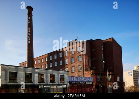 Stockport Hat Works Museum in Wellington Mill Stock Photo