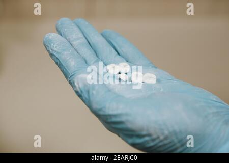 Dental Technician Working On A 3D Printed Mold For Tooth Implants In The Lab Stock Photo
