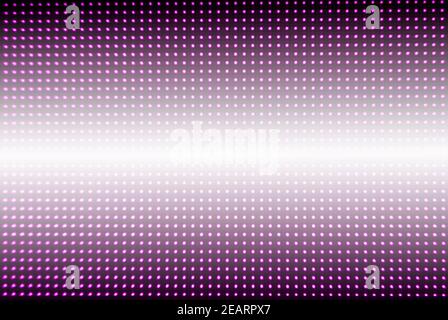 Digital screen background. Color screen monitor or TV with glitch pixels and LEDs close up. Stock Photo