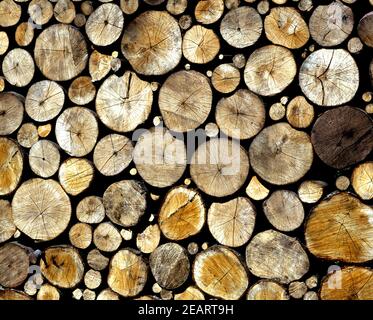 Holzstapel Stock Photo
