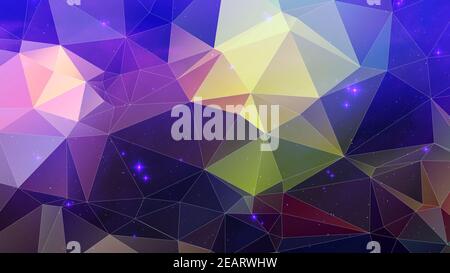 Polygon & Geometrics textures background Stock Photo