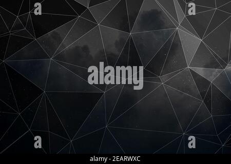 Polygon & Geometrics textures background Stock Photo