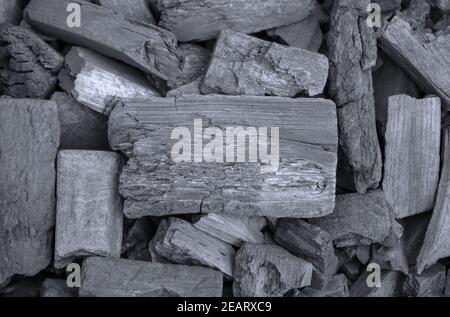 Coals for barbecue. Stock Photo