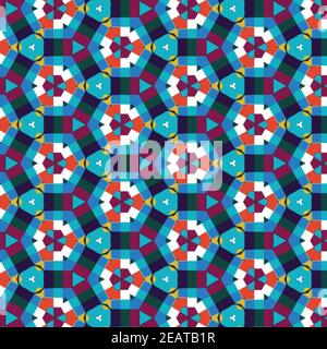 Patterned colorful geometric background for wallpapers Stock Photo