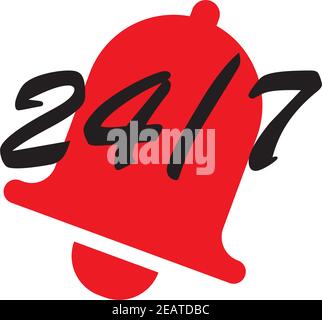 twenty four hours icon, 24 hours vector icon Stock Vector