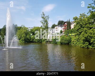 Kurpark, Bad Schwalbach Stock Photo