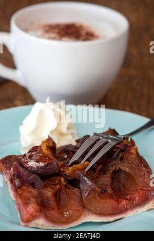 bavarian plum cake Stock Photo