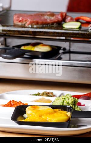 raclette Stock Photo