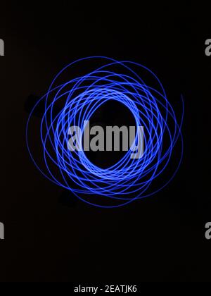 Light abstract forms symmetrical round different colors Stock Photo