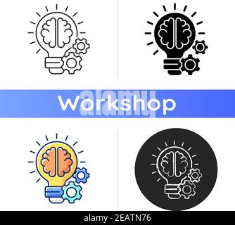 Idea generation icon Stock Vector