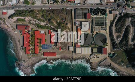 Stone island jetty in the bay in Mazatlan, Sinaloa Mexico. 2021 in Mazatlan, Mexico. (Photo by Luis Gutierrez / Norte Photo)   Embarcadero isla de la piedra en la bahia en Mazatlan, Sinaloa Mexico. 2021 in Mazatlan, Mexico. (Photo by  Luis Gutierrez/Norte Photo) Stock Photo