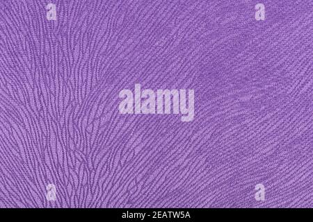 Abstract texture of lilac fabric, background, close up Stock Photo