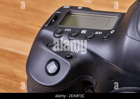 DSLR camera detail Stock Photo