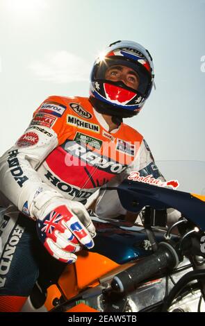 Michael Doohan ( AUST) Honda 500, 1995 motorcycle season Stock Photo