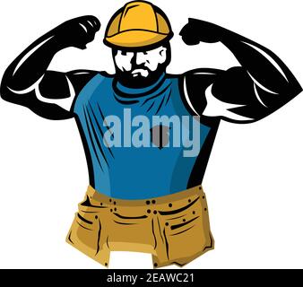 character design of construction workers Stock Vector
