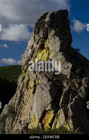 Cliff in El Salto del Gitano. Stock Photo