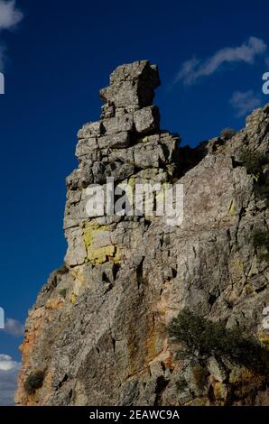 Cliff in El Salto del Gitano. Stock Photo