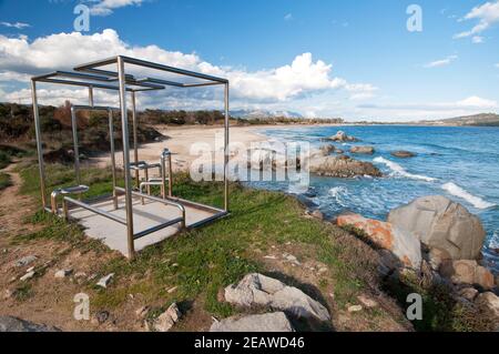 Orrì Beach, Tortolì, Ogliastra Province, Sardinia,Italy, Europe, Stock Photo