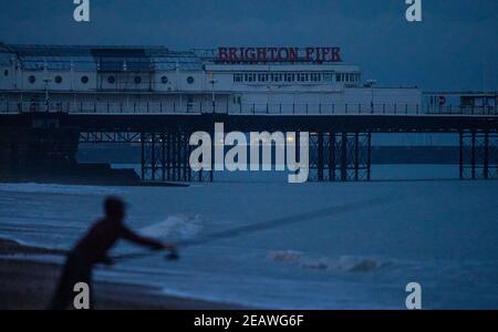 Brighton, UK, Feb 6, 2021 Stock Photo