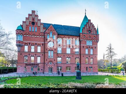 View of the city library in Malmo, Sweden Stock Photo