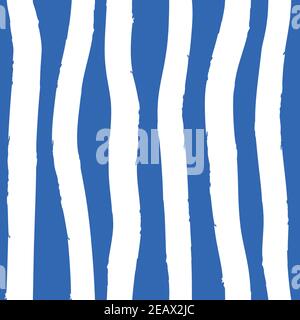 Abstract watercolor seamless pattern lines background in color Stock Vector