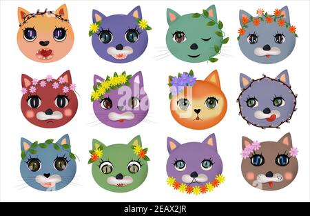 sad kitty face clip art