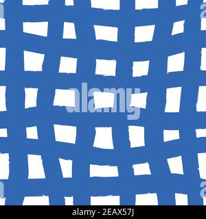 Abstract watercolor seamless pattern lines background in color Stock Vector