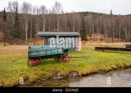 Chena Hot Springs Resort in Fairbanks, Alaska Stock Photo