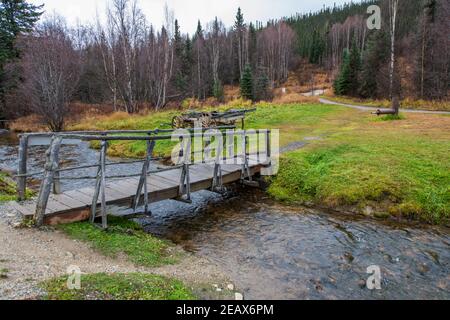 Chena Hot Springs Resort in Fairbanks, Alaska Stock Photo