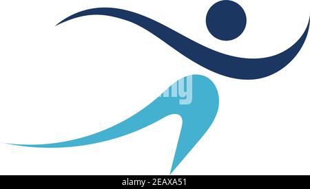 Running Logo Designs, Marathon logo template, running club or sports club Stock Vector
