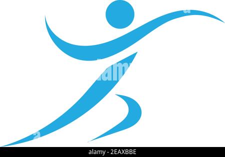 Running Logo Designs, Marathon logo template, running club or sports club Stock Vector