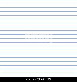 Grid paper. Abstract striped background with color horizontal lines. Geometric seamless pattern for school, wallpaper, textures, notebook. Lined paper Stock Vector