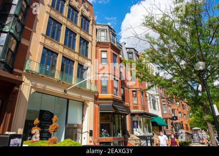 Historic store Childs Gallery on 169 Newbury Street in Back Bay, Boston, Massachusetts MA, USA. Stock Photo